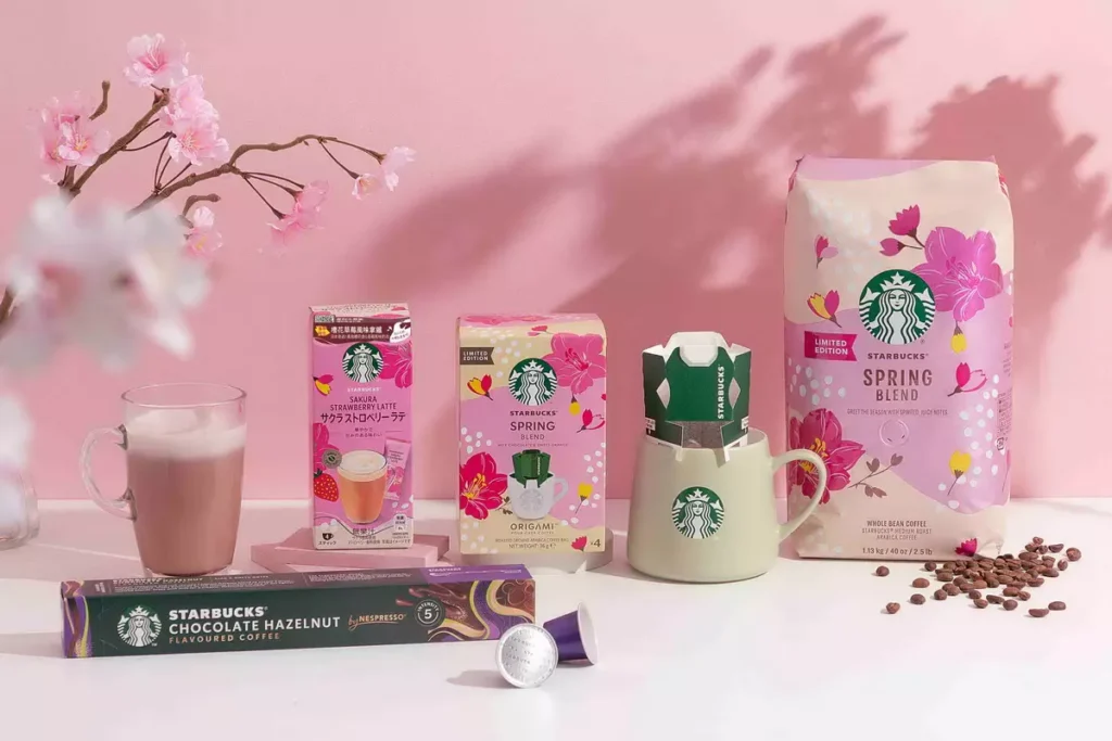 星巴克家享咖啡春日櫻花季限定夢幻回歸!打造居家儀式感!